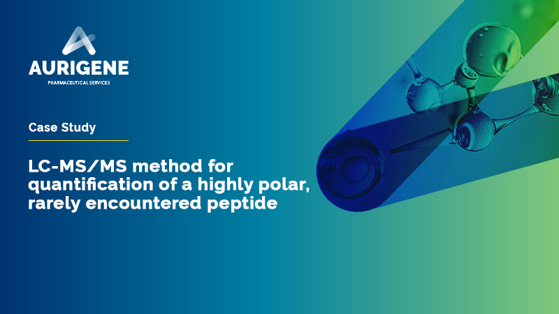 LC-MS/MS method for quantification of a highly polar, rarely encountered peptide